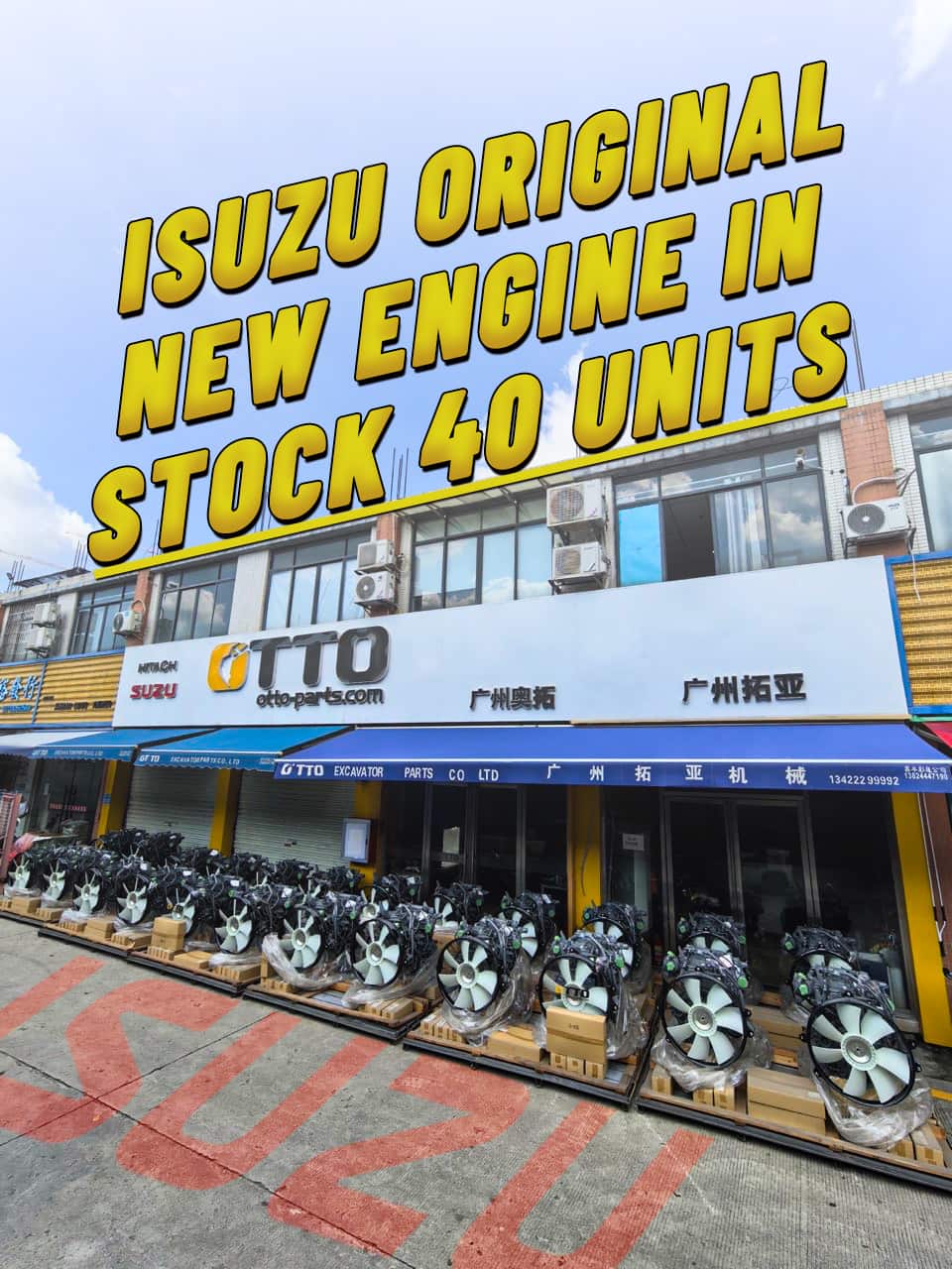 ¿Qué hace que el motor diésel ISUZU 4HK1 sea la mejor opción para las excavadoras?