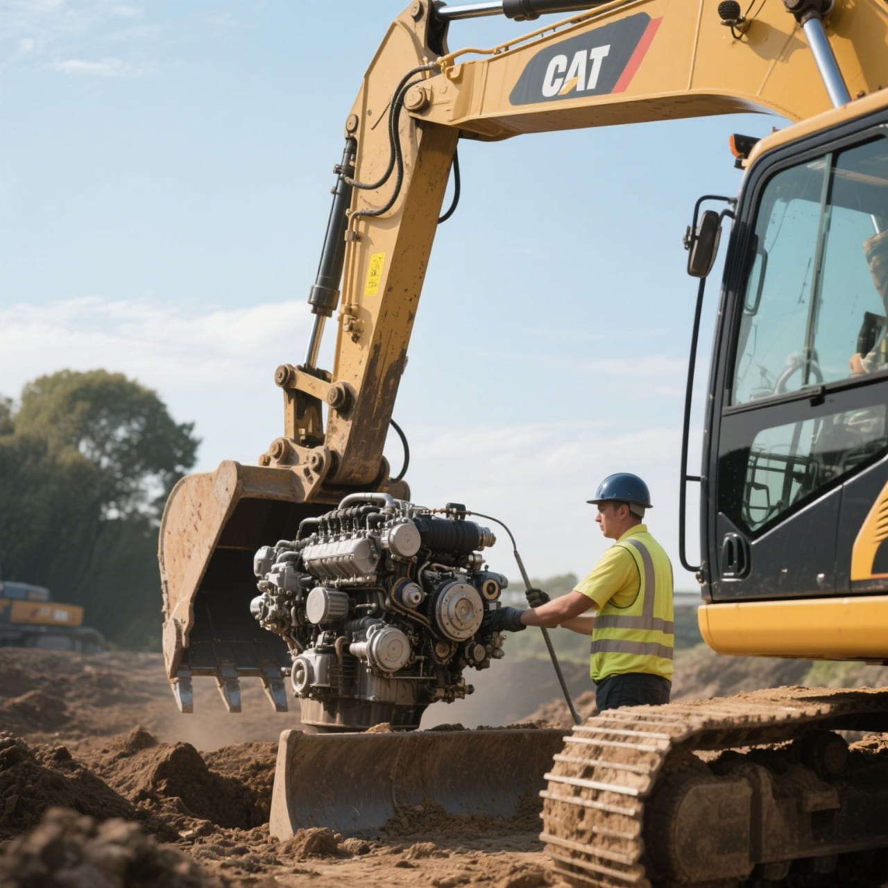 ¿Cómo mantener y prolongar la vida útil de los motores de excavadora?