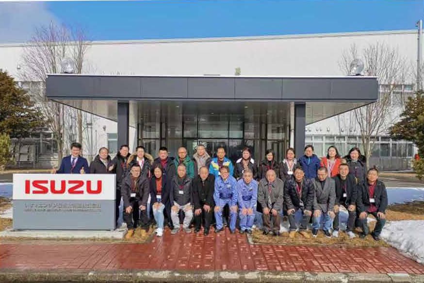 OTTO fue invitado por la fábrica de Isuzu en Japón
